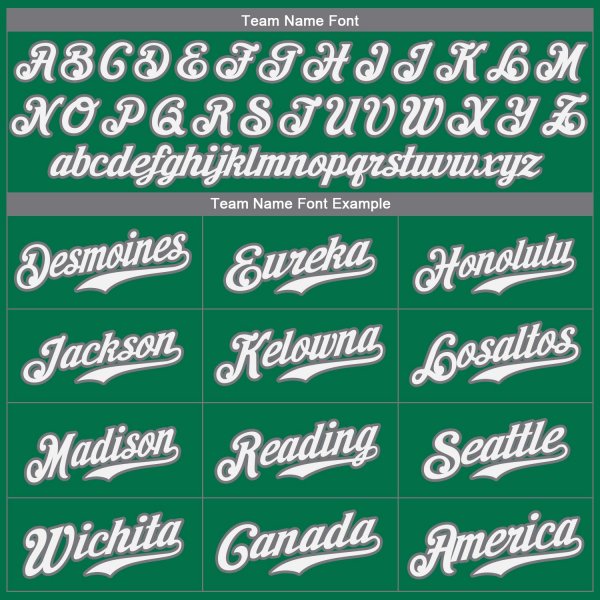 Men's Custom Kelly Green White-Gray Authentic St. Patrick's Day Baseball Jersey