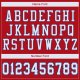 Men's Custom Red White-Royal Mesh Authentic Football Jersey